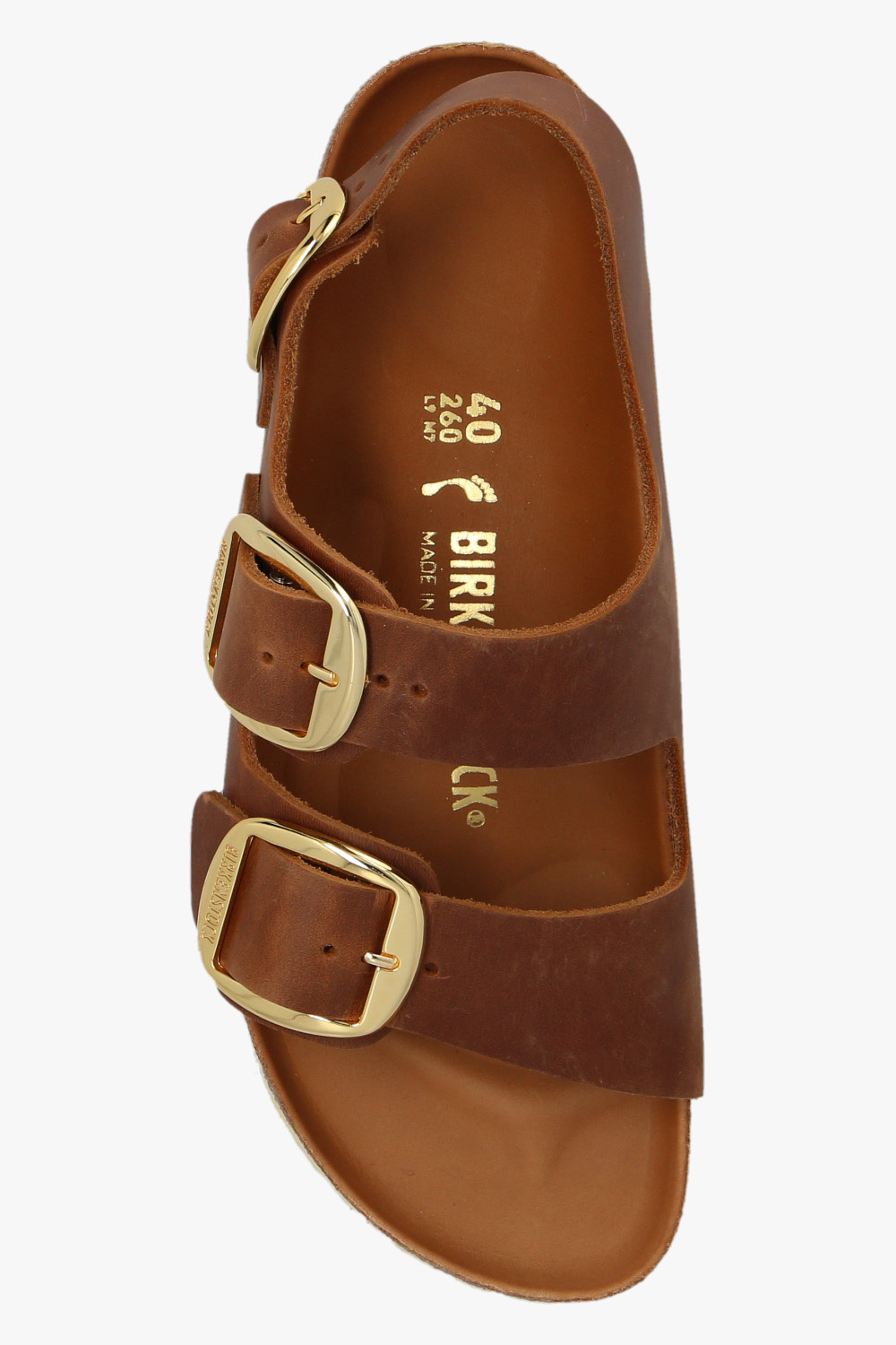 Brown 'Milano Big Buckle' sandals Birkenstock - Vitkac Canada